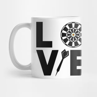 Darts Love Funny Darts Sport Quote Design Mug